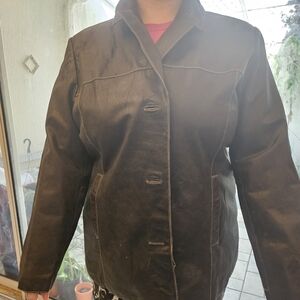 Leather jacket black